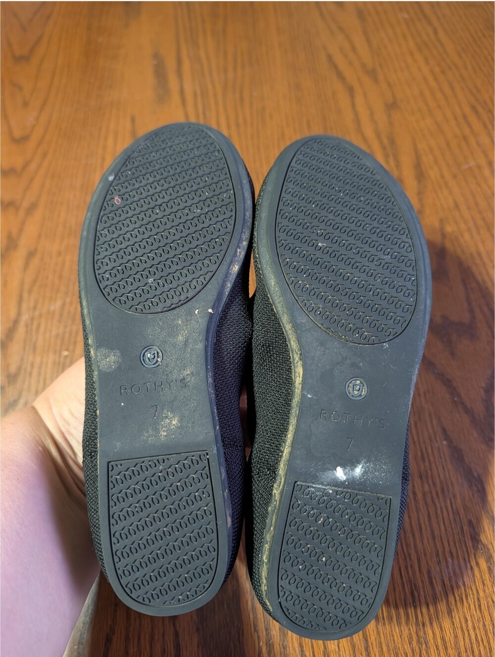 Rothy's Black Rounded Toe Flats - Picture 9 of 10